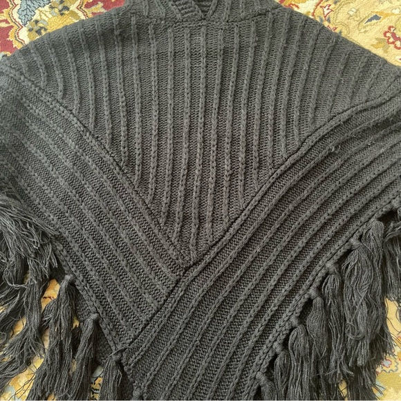 Rebecca Minkoff Poncho BLACK - Picture 8 of 9